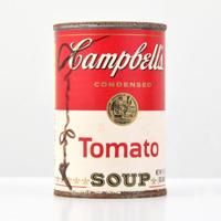 Campbell's Tomato Soup Can, Signed Andy Warhol - Sold for $2,375 on 03-03-2018 (Lot 356).jpg